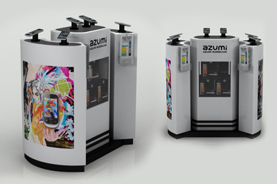 3D Exhibidor Azumi, año 2010