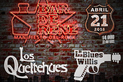 Afiche Banda Los Queltehues 2018