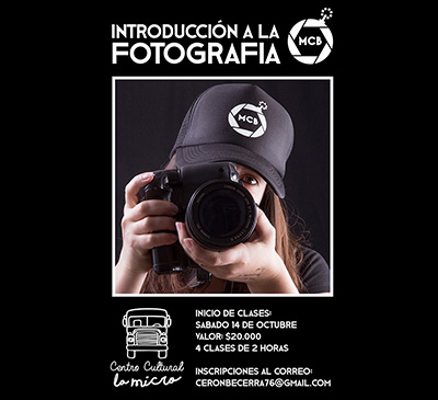 Afiche Centro Cultural La Micro, año 2017