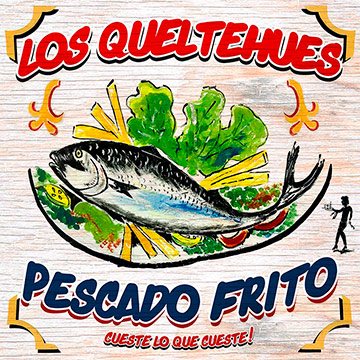 Arte para lanzamiento single, banda Los Queltehes, año 2020