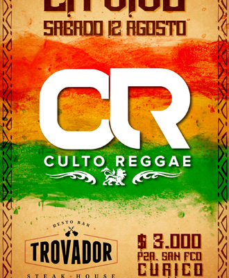 Afiche Banda Culto Reggea año 2018