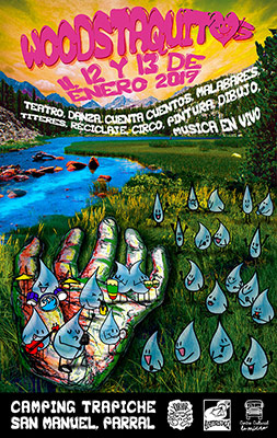 Afiche Woodstaquitos 2020, año 2019